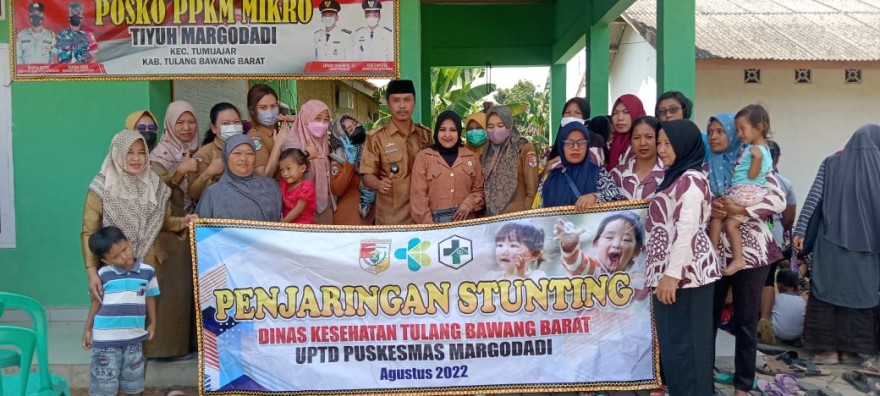 Penjaringan Stanting Oleh Ketua PKK Tiyuh Margodadi (Tissa Kusumawati)